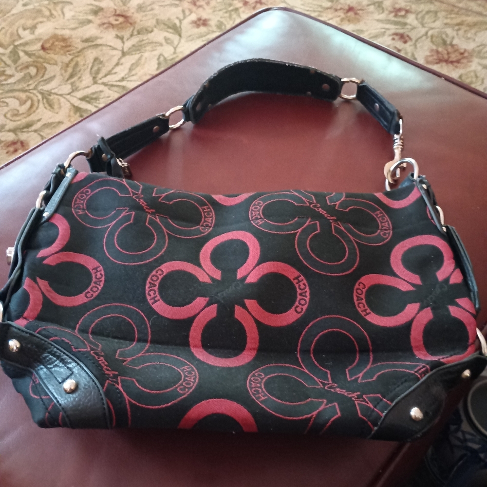 COPY - Coach Black and Red Women's Bag - Picture 3 of 9